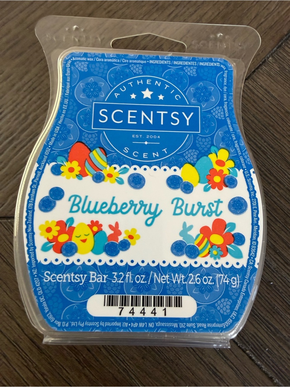 Scentsy Blueberry Burst Wax Bar Retired